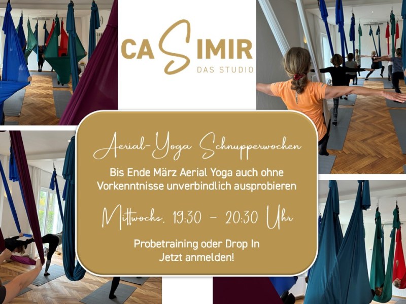 Mittwochs? Yoga im&nbsp;Tuch!