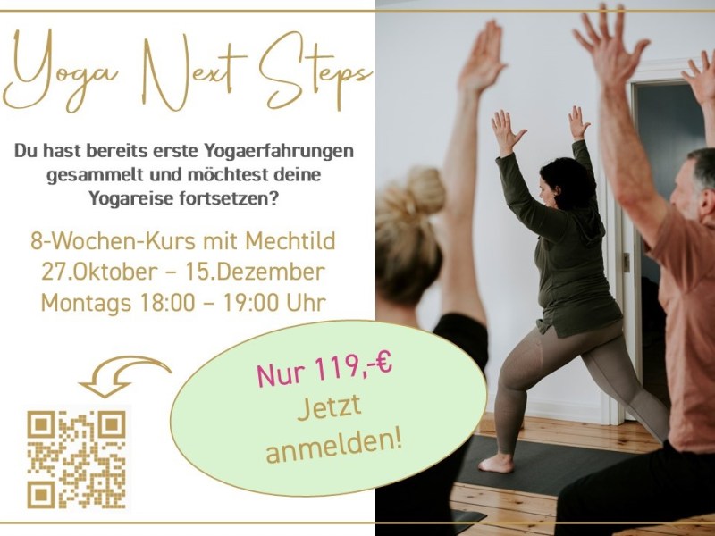 mach deine nächsten Schritte im&nbsp;Yoga