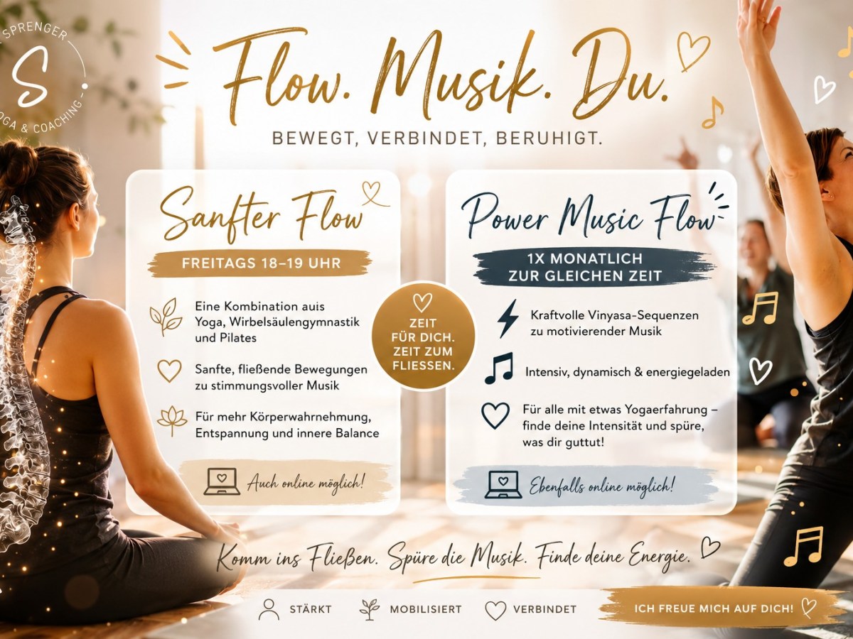 Freitag: Yoga Flow – der beste Start ins&nbsp;Wochenende