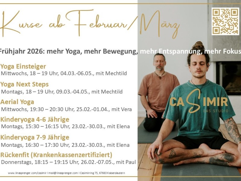 Jetzt Plätze sichern!