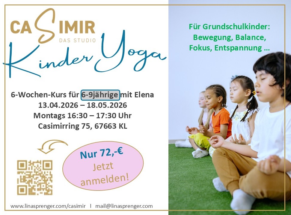 Fokus üben und trotzdem frei sein – Yoga für Grundschulkinder