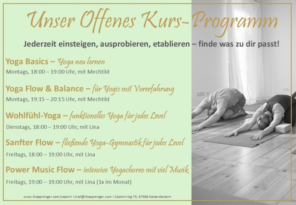 das Offene Kursprogramm im Casimir.